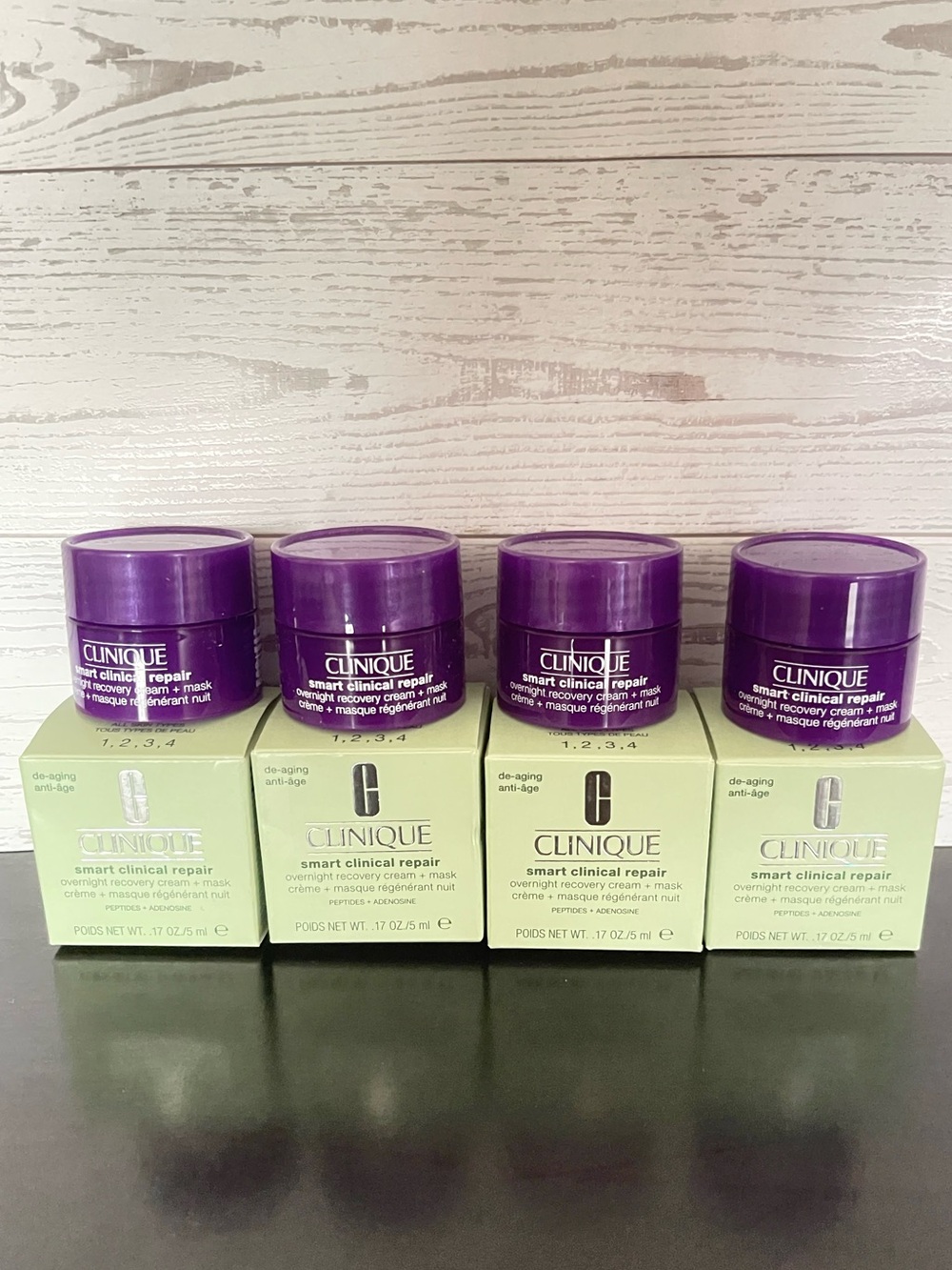 BUNDLE Clinique Smart Clinical Repair Overnight Recovery Cream + Mask. New